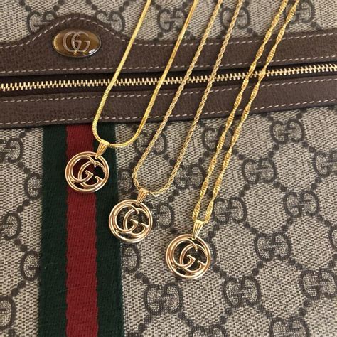 repurposed gucci button necklace|Authentic Repurposed Gucci Jewelry .